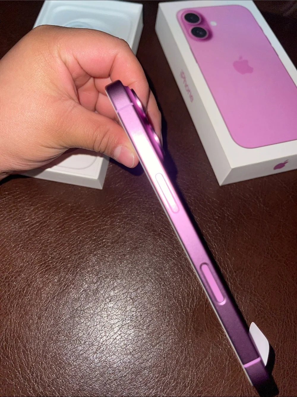 Apple iPhone in Pink - Matte Pink Dual-Camera Smartphone